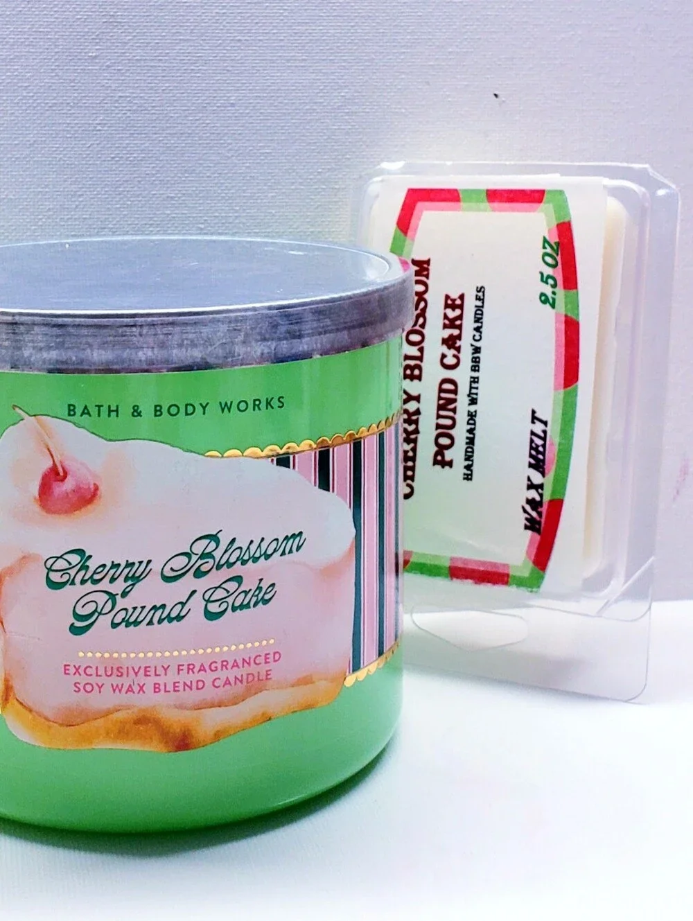 CHERRY BLOSSOM POUND CAKE -Bath & Body Works Candle Wax Melts- $8 per pack